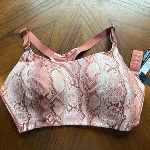 Snake Print Bra with Adjustable Straps